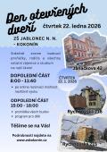 Den otevřených dveří 2026 v  ZŠ  Jablonec- Kokonín 
